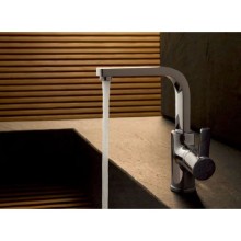 Смеситель для раковины с донным клапаном Kludi Q-Beo 420250542