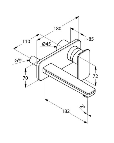 Смеситель для раковины Kludi E2 492440575