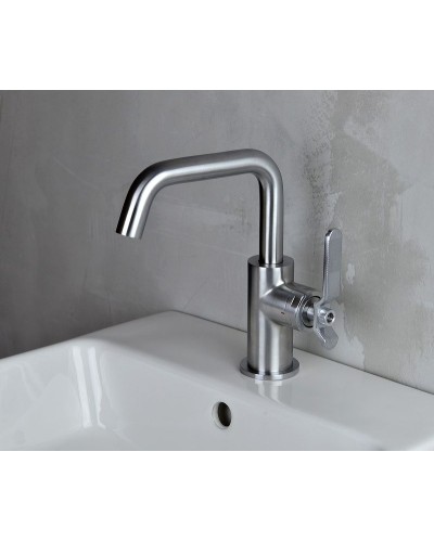 Смеситель для раковины Bronze de Luxe 1760'S 1178CC Хром матовый