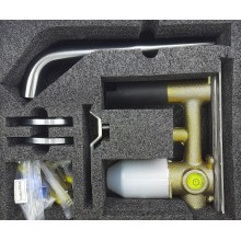 Смеситель для раковины Bronze de Luxe 1760'S 5530CC Хром матовый