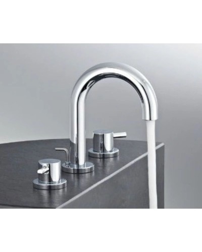 Смеситель для раковины с донным клапаном Kludi Bozz 383910576