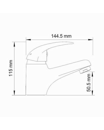 Смеситель для раковины WasserKRAFT Isen 2603 Хром