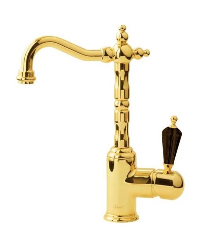 Смеситель для раковины Boheme Tradizionale Nero 252 Золото