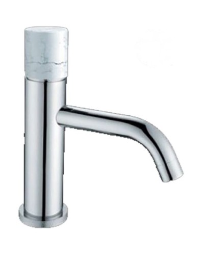 Смеситель для раковины Boheme Stick 121-CR-MR-W Хром Белый