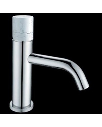 Смеситель для раковины Boheme Stick 121-CR-MR-W Хром Белый