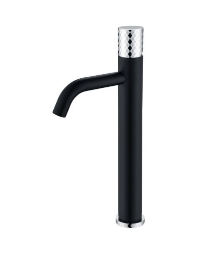 Смеситель для раковины Boheme Stick 122-BCR Черный Хром