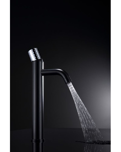 Смеситель для раковины Boheme Stick 122-BCR Черный Хром