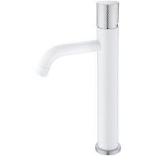 Смеситель для раковины Boheme Stick 122-WCR.2 Белый Хром