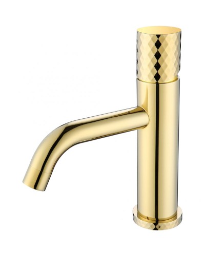 Смеситель для раковины Boheme Stick 121-GG Золото