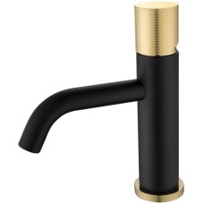 Смеситель для раковины Boheme Stick 121-BG.2 Черный Золото