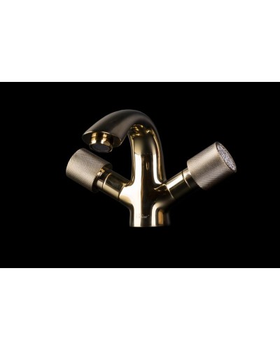 Смеситель для раковины Boheme Royal Cristal 291-Royal/CRST Золото