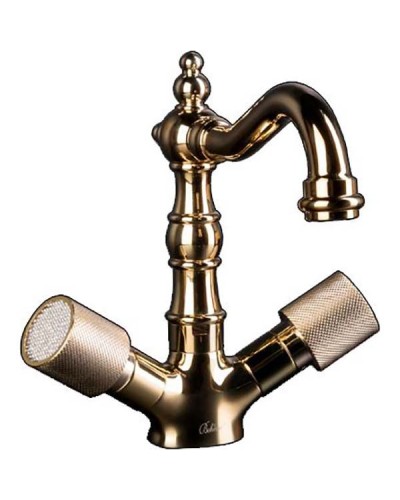 Смеситель для раковины Boheme Royal Cristal 292-Royal/CRST Золото