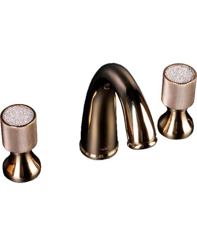 Смеситель для раковины Boheme Royal Cristal 297-Royal/CRST Золото
