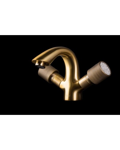 Смеситель для раковины Boheme Royal Cristal 311-Royal/CRST Бронза
