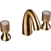 Смеситель для раковины Boheme Royal Cristal 317-Royal/CRST Бронза