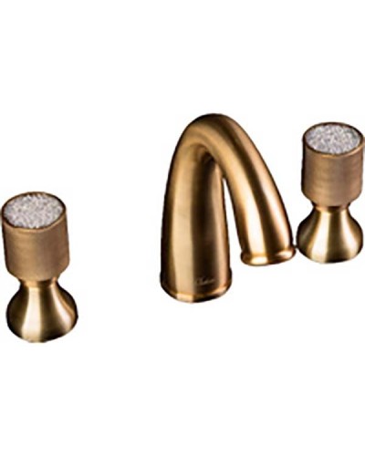 Смеситель для раковины Boheme Royal Cristal 317-Royal/CRST Бронза