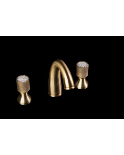 Смеситель для раковины Boheme Royal Cristal 317-Royal/CRST Бронза