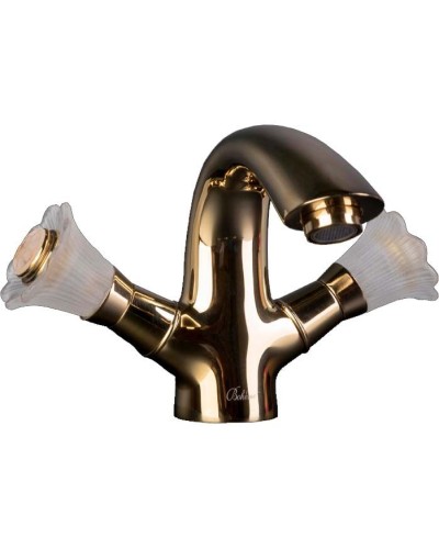 Смеситель для раковины Boheme Camelia 291 Золото