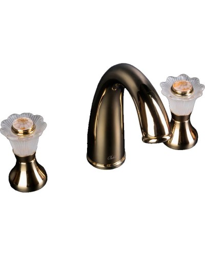 Смеситель для раковины Boheme Camelia 297 Золото