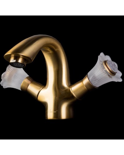 Смеситель для раковины Boheme Camelia 311 Бронза