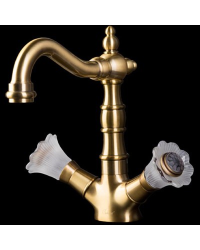 Смеситель для раковины Boheme Camelia 312 Бронза