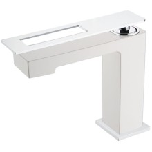 Смеситель для раковины Boheme Q 141-WCR Белый Хром