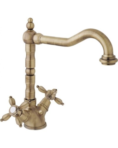 Смеситель для раковины Cezares Nostalgia NOSTALGIA-LS2-02 Бронза