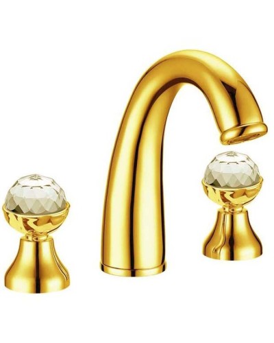 Смеситель для раковины Boheme Imperiale Presente 337 Золото