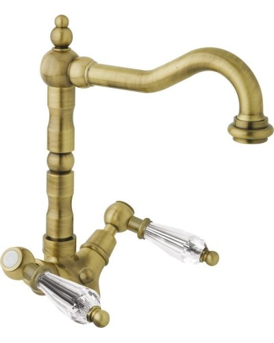 Смеситель для раковины Cezares Diamond DIAMOND-LS2-02-Sw Бронза