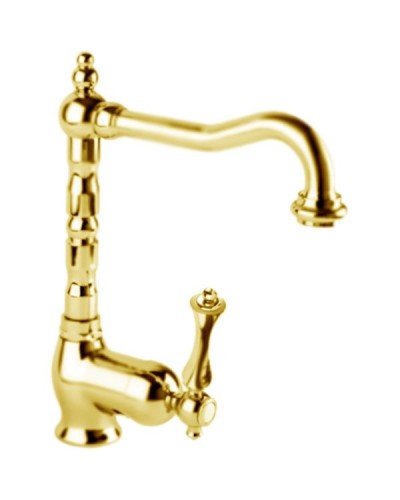Смеситель для раковины Cezares Margot MARGOT-LSM2-03/24-M Золото 24 карата