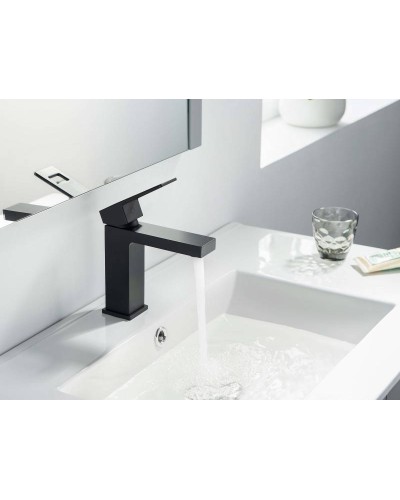 Смеситель для раковины Timo Briana 7161/03F Черный