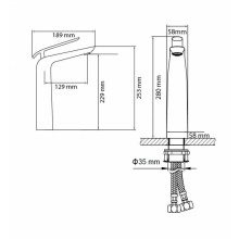 Смеситель для раковины Timo Olivia 3211/03F Черный