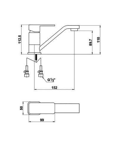 Смеситель для раковины Timo Selene 2061-15/00F Хром