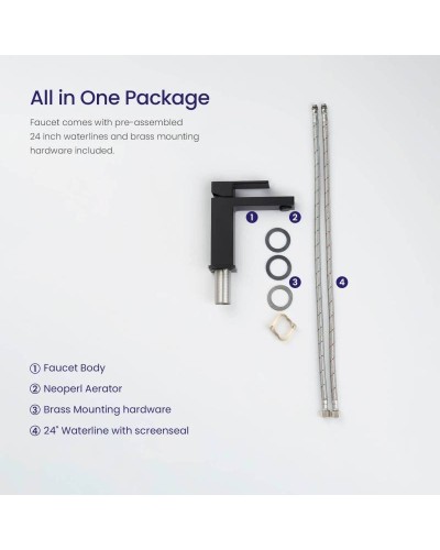 Смеситель для раковины Timo Selene 2061/03F Черный