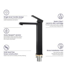 Смеситель для раковины Timo Selene 3061/03F Черный