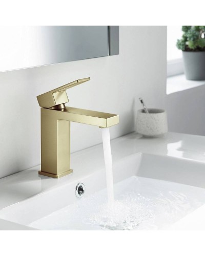 Смеситель для раковины Timo Selene 2061/17F Золото матовое