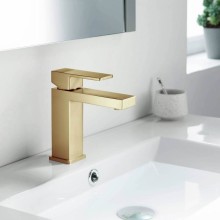 Смеситель для раковины Timo Selene 2061/17F Золото матовое