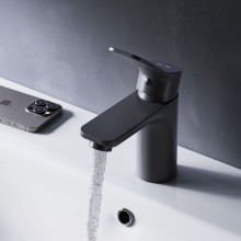 Смеситель для раковины AM.PM X-Joy F85A02122 Черный матовый