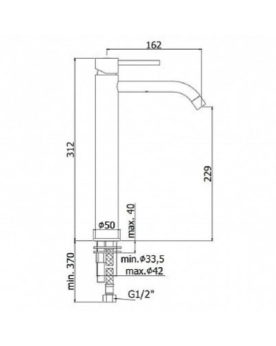 Смеситель для раковины Paffoni Light LIG081BO Белый матовый