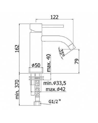 Смеситель для раковины Paffoni Light LIG071HGSP Медовое золото