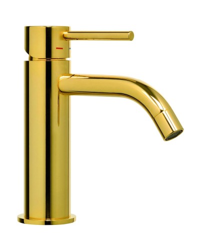 Смеситель для раковины Paffoni Light LIG071HGSP Медовое золото