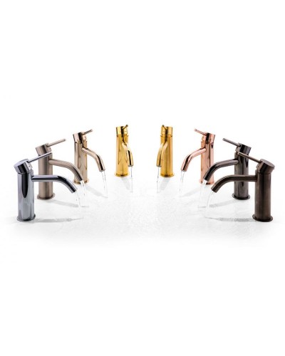 Смеситель для раковины Paffoni Light LIG071HGSP Медовое золото