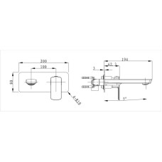 Смеситель для раковины-чаши Excellent Pride ARAC.4015CR
