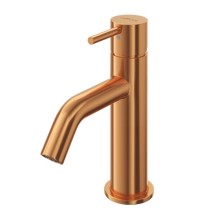 Смеситель для раковины однорычажный, с тонкой ручкой с донным клапаном CEZARES LEAF-LSM2-L-SS