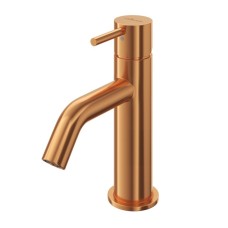 Смеситель для раковины однорычажный, с тонкой ручкой с донным клапаном CEZARES LEAF-LSM2-L-SS