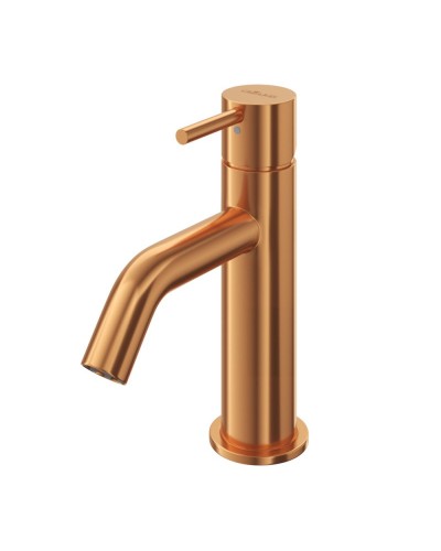 Смеситель для раковины однорычажный, с тонкой ручкой с донным клапаном CEZARES LEAF-LSM2-L-SS