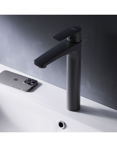 Смеситель для раковины AM.PM Gem F90A92022 Черный матовый