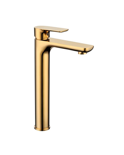 Смеситель для раковины высокий RIMERO RM1070GO (Золото)