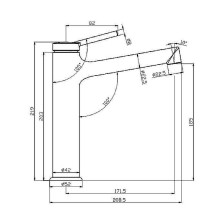 Смеситель для раковины Lemark Minima LM3837C Хром