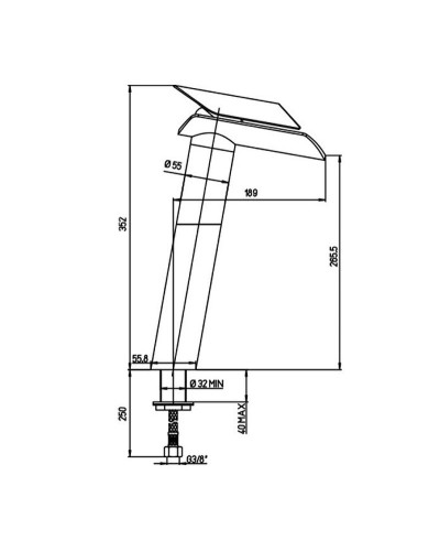 Смеситель для раковины Paini Morgana 73CR205LL Хром